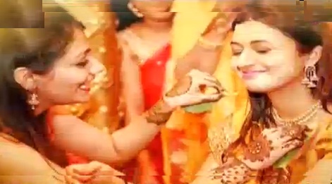Divyanka Haldi Ceremony